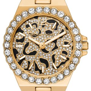 Michael Kors Damklocka MK7394 Lennox Flerfärgad/Guldtonat stål Ø30