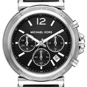 Michael Kors Damklocka MK7499 Maren Svart/Läder Ø40 mm