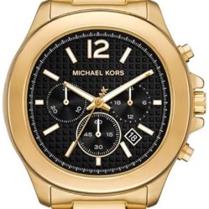 Michael Kors Herrklocka MK9192 Sage Svart/Gulguldtonat stål Ø44 mm