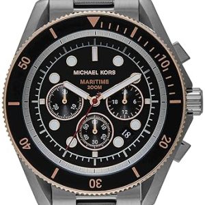 Michael Kors Herrklocka MK9204 Maritime Svart/Stål Ø45 mm