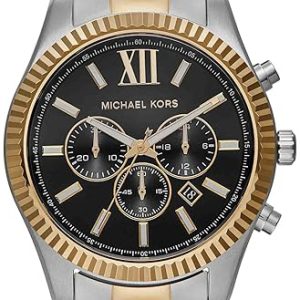 Michael Kors Herrklocka MK9207 Lexington Svart/Gulguldtonat stål