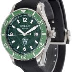 montblanc 1858 herrklocka 129765 grön/gummi ø41 mm