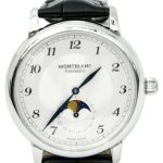 montblanc herrklocka 116508 star silverfärgad/läder ø42 mm