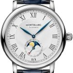 montblanc herrklocka 126079 star silverfärgad/läder ø42 mm