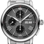 montblanc herrklocka 126103 star legacy grå/stål ø43 mm