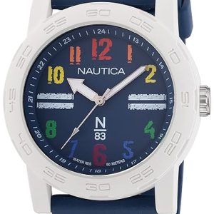 Nautica Herrklocka NAPATS304 N83 Blå/Gummi Ø44 mm