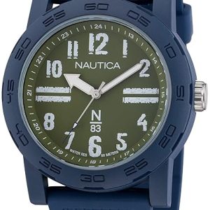 Nautica Herrklocka NAPATS305 N83 Grön/Gummi Ø44 mm