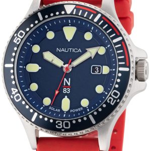 Nautica Herrklocka NAPCBS301 N83 Blå/Gummi Ø43 mm