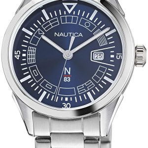 Nautica Herrklocka NAPCRF004 N83 Blå/Stål Ø40 mm