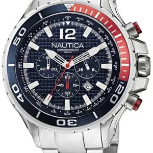 Nautica Herrklocka NAPNSTF13 Nst Blå/Stål Ø49 mm