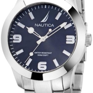 Nautica Herrklocka NAPPBF201 Pacific Beach Blå/Stål Ø41.5 mm