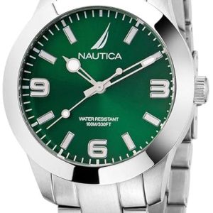 Nautica Herrklocka NAPPBF204 Pacific Beach Grön/Stål Ø41.5 mm
