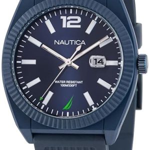 Nautica Herrklocka NAPPBS301 Pacific Beach Blå/Gummi Ø41 mm