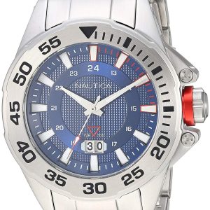 Nautica Herrklocka NAPWSV003 Blå/Stål Ø45 mm