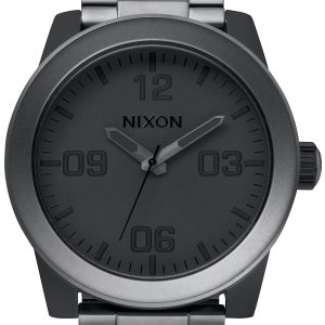 Nixon Herrklocka A3461062-00 The Corporal SS Svart/Stål Ø48 mm