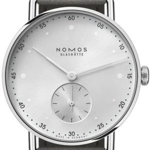 Nomos Glashütte Damklocka N-1122 Metro Silverfärgad/Textil Ø33 mm