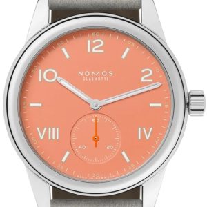 Nomos Glashütte Damklocka N-714.GB Club Campus Orange/Läder Ø36 mm