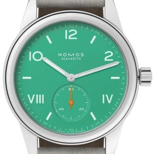 Nomos Glashütte Damklocka N-715 Club Campus Grön/Läder Ø36 mm