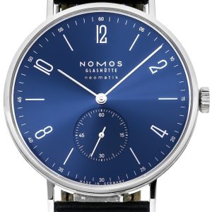 Nomos Glashütte Herrklocka N-145 Tangente Neomatik Blå/Läder