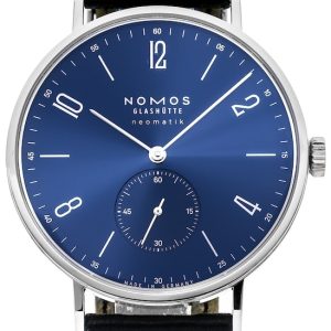 Nomos Glashütte Herrklocka N-146 Tangente Neomatik Blå/Läder