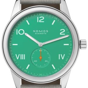 Nomos Glashütte Herrklocka N-726.GB Club Campus Grön/Läder Ø38.5