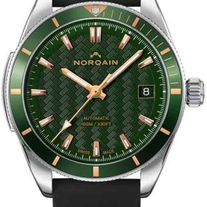 Norqain Damklocka N1800A84GA/E183/18BRE.16S Adventure Grön/Gummi