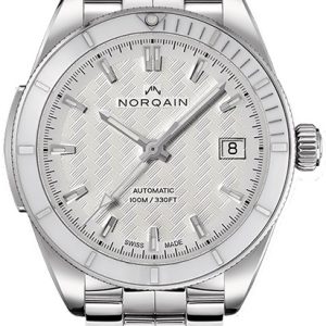 Norqain Damklocka N1800C89A/W181/182S Adventure Vit/Stål Ø37 mm