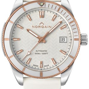 Norqain Damklocka N1800CG89GA/W183/18WRE.16S Adventure Vit/Gummi Ø37