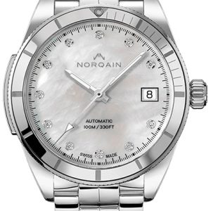 Norqain Damklocka N1800D81A/M18D/182S Adventure Vit/Stål Ø37 mm