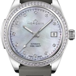 Norqain Damklocka N1800D81A/M18D/18GRE.16S Adventure Vit/Gummi Ø37 mm