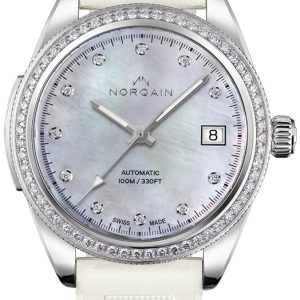 Norqain Damklocka N1800D81A/M18D/18WRE.16S Adventure Vit/Gummi Ø37 mm