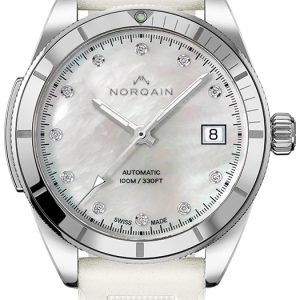Norqain Damklocka N1800SP81A/M18D/18WRE.16S Adventure Vit/Gummi Ø37