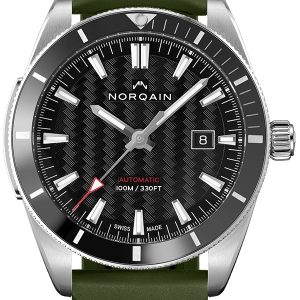 Norqain Herrklocka N1000C01A/B101/10KR.20S Adventure Svart/Gummi Ø42
