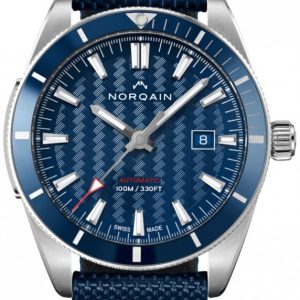 Norqain Herrklocka N1000C02A/A101/10AC.20S Adventure Blå/Läder Ø42