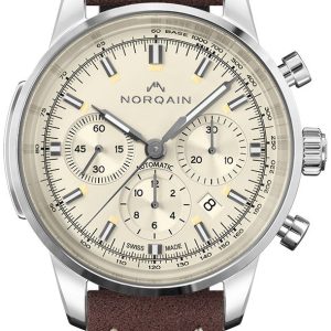 Norqain Herrklocka N2200S22C/C221/20EN.18S Freedom Beige/Läder Ø43