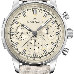 Norqain Herrklocka N2200S22C/C221/20INT.18S Freedom Beige/Läder Ø43