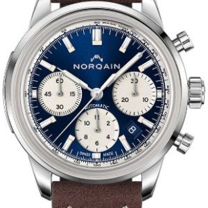 Norqain Herrklocka N2201S22C/A221/20EN.18S Freedom Blå/Läder Ø40 mm