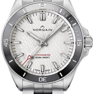 Norqain Herrklocka NN1001SC3CA/GL101.150SS Adventure Vit/Stål Ø40 mm