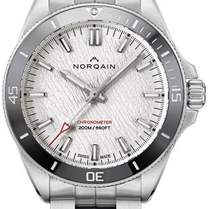 Norqain Herrklocka NN1001SC3CA/GL101.150SS Adventure Vit/Stål Ø40 mm