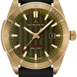 Norqain Herrklocka NZ1000ZIA/K105/10BC.20Z Adventure Grön/Gummi Ø42