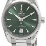 omega 220.10.38.20.10.002 seamaster aqua terra 150m grön/stål ø38