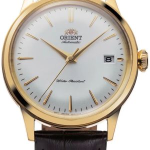 Orient Herrklocka RA-AC0M01S Bambino Silverfärgad/Läder Ø38.4 mm