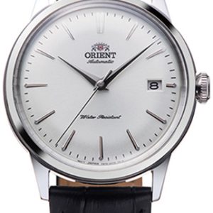 Orient Herrklocka RA-AC0M03S Bambino Silverfärgad/Läder Ø38.4 mm