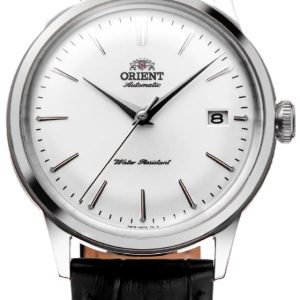 Orient Herrklocka RA-AC0M03S10B Classic Silverfärgad/Läder Ø38 mm