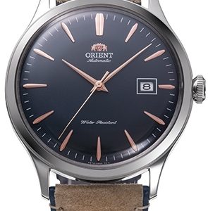 Orient Herrklocka RA-AC0P02L10B Bambino Blå/Läder Ø42 mm