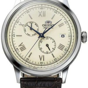 Orient Herrklocka RA-AK0702Y Bambino Antikvit/Läder Ø40.5 mm