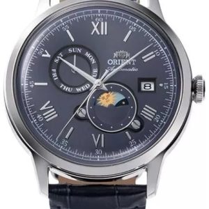 Orient Herrklocka RA-AK0806L30B Bambino Blå/Läder Ø41.5 mm