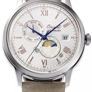 Orient Herrklocka RA-AK0808S30B Bambino Sun & Moon 75th
