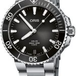 oris herrklocka 01 400 7769 4154-07 8 22 09peb aquis grå/stål