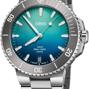 Oris Herrklocka 01 400 7790 4185-Set Aquis Great Barrier Reef
